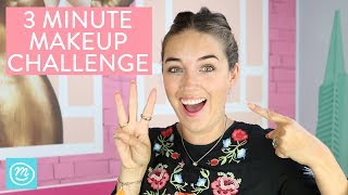 Three Minute Makeup Challenge | Wake Up To Makeup | Benefit Cosmetics & Channel Mum