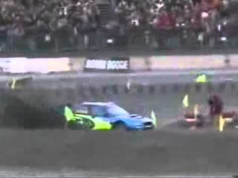 rally valentino rossi e gigi galli motor show  2005 insieme sull'impreza