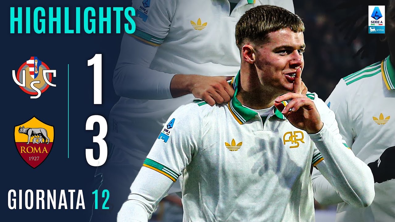 CREMONESE-ROMA 1-3 | HIGHLIGHTS | 12ª GIORNATA | SERIE A ENILIVE 2025/26