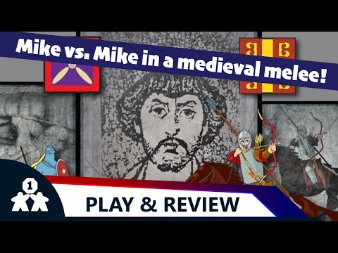 Mike vs. Mike in a medieval melee! | Command & Colors: Medieval play and review | One Stop Co-Op Shop