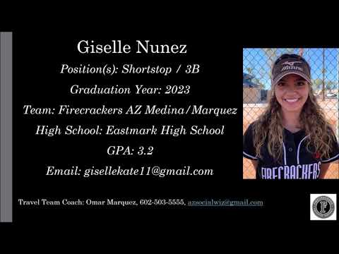 Giselle Nunez Softball Skills Video - 2023 Shortstop 3B