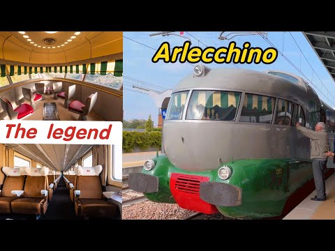 Heritage train journey in ITALY : ARLECCHINO | Milan to Brescia on ETR252