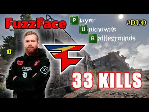 PUBG - Faze FuzzFace & Mxey - 33 KILLS #DUO