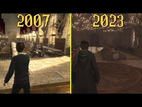 Hogwarts Legacy vs Harry Potter: Order of Phoenix  -  Hogwarts Locations  Graphics Comparison
