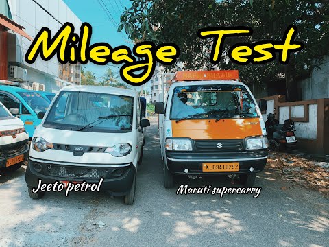 Thumbnail for Mileage Test | Mahindra Jeeto Petrol & Maruti Super Carry | Contacts details in description by Car, vide, Mahindra & Mahindra