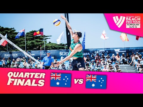 McHugh / Bernett vs. Hodges /Schubert - Quarter Final Highlights Torquay 2022 #BeachProTour