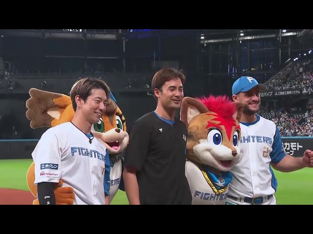 ファイターズ・マルティネス選手・上原健太投手・松本剛選手ヒーローインタビュー 9月13日 北海道日本ハムファイターズ 対 オリックス・バファローズ