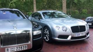 Luxury Cars At The One and Only Royal Mirage Hotel, Dubai