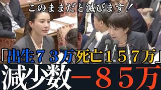 子ども1人月10万円給付は実現できるか？参政党・吉川里奈vs高市総理【予算委員会 少子化質疑】