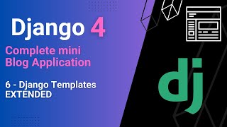 Download the video "Django 4 Blog Tutorial for Beginners | 6 - Django Templates Base"
