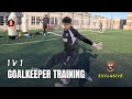 How to save 1v1 - Goalkeeper Training | Breakaway Training Exclusively with Saint Benedict’s Prep GK