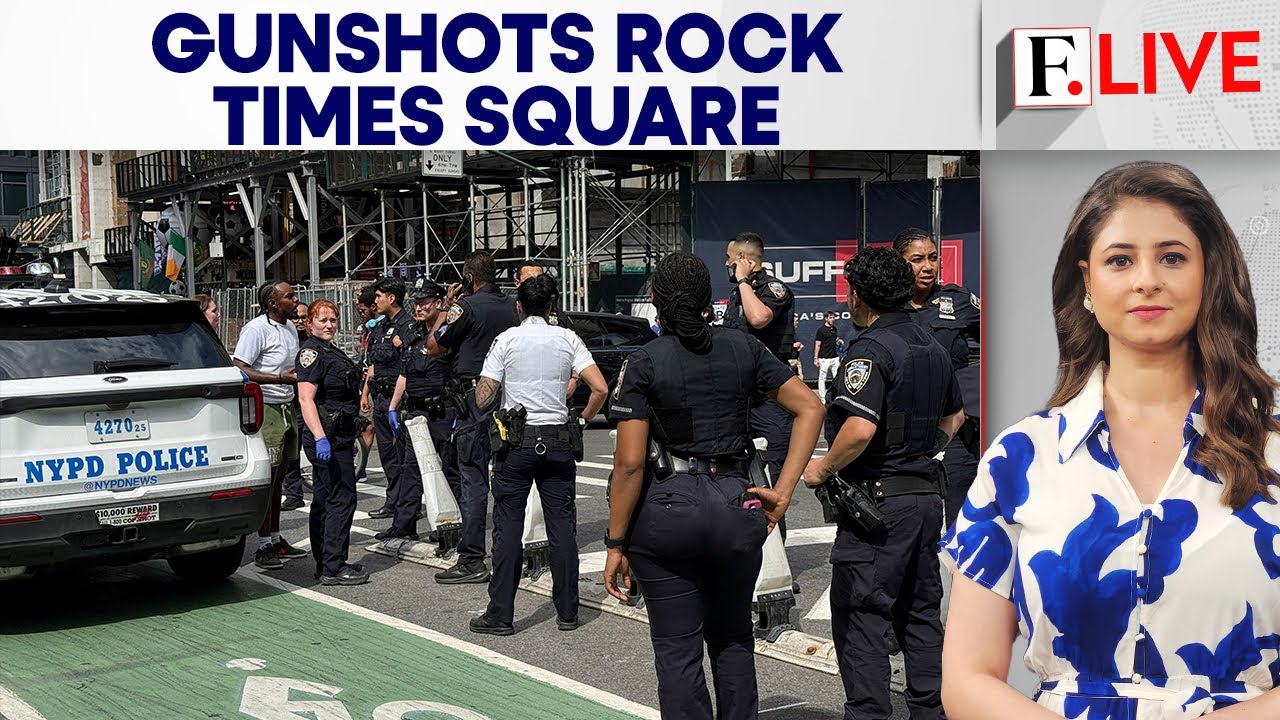 New York's Times Square Shooting Sparks Panic, Tourists Run For Cover | Firstpost Live | N18G