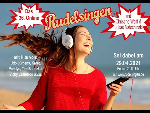 Das 36. Online RUDELSINGEN mit dem Team Wolff - mit neuem Programm inklusive Texte