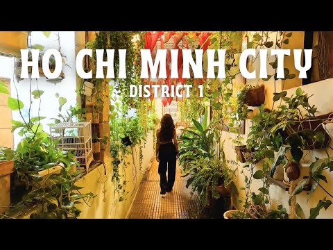 Ho Chi Minh City travel vlog 🇻🇳 Cafes, shopping, local food in District 1 Saigon, Vietnam