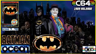 C64 Batman The Movie Gameplay Ocean Software (1989)