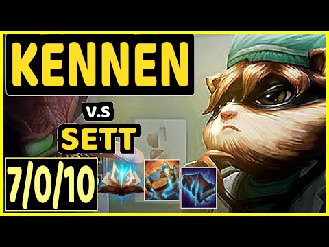 IMPACT (KENNEN) vs SETT - 7/0/10 KDA TOP CHALLENGER GAMEPLAY - NA