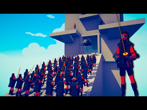 100x Cyberpunk 2077 Unit Attacking a Tower ► TABS UNIT CREATOR - Totally Accurate Battle Simulator