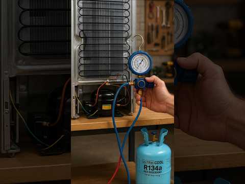 The Right Way to Charge Refrigerant in Your Fridge - R134a Freon!