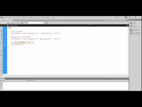 Php Tutorial 8 How To Using Function Settype In Php