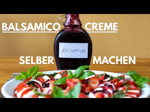 Balsamico Creme selber machen - Heidelbeeren Balsamico Essig Rezept