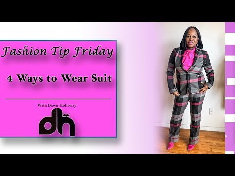 HOW TO WEAR A SUIT 4 WAYS | Fashion Tip Friday | DHStyle