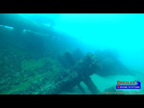 Dive the Tug Monarch in the St Clair River!