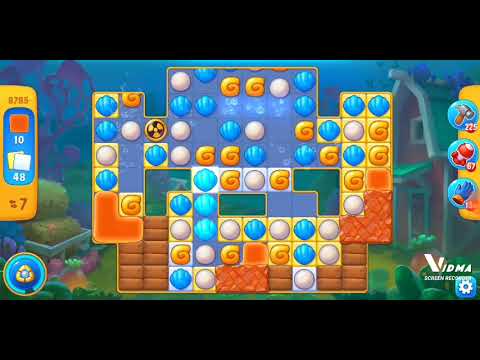 Fishdom. 8785 level no boosters and diamonds. 11 moves