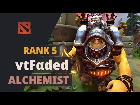 vtFαded (Rank 5) plays Alchemist Dota 2 Full Game
