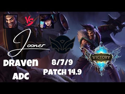 Jooner - VOD | Draven / Ashe vs. Caitlyn / Janna | Patch 14.9