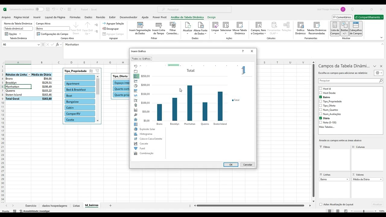 Excel para Análise de Dados - Atividade 07