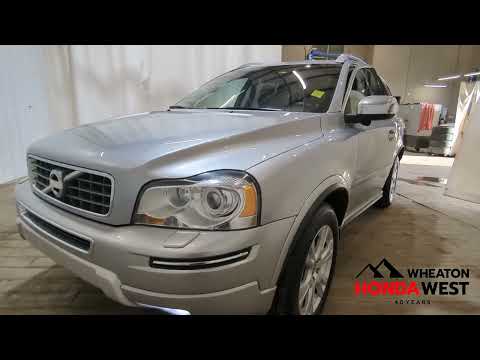 2013 Volvo XC90 AWD 5dr 3.2 Premier Plus in Electric Silver Metallic for sale at Wheaton Honda West in Calgary, AB