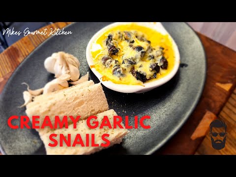 Creamy Garlic Snails Recipe South-Africa | How to cook snails | Cheesy Garlic snails | Escargot