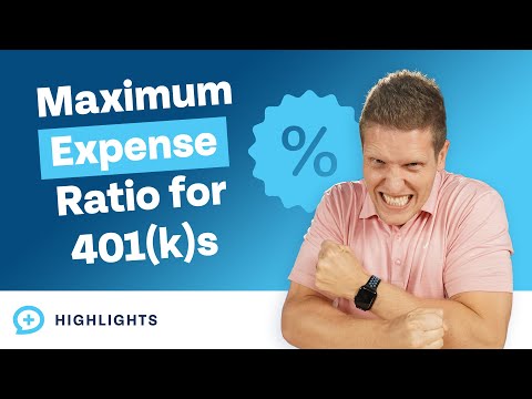 What Is the Recommended Maximum Expense Ratio for a 401(k)?
