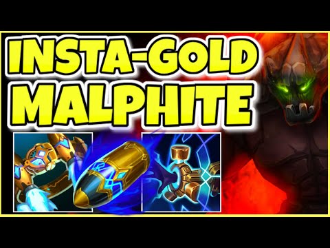 THIS AP MALPHITE BUILD GIVES YOU 1000'S OF GOLD JUST FOR PRESSING R! (FIRST STIRKE MALPHITE)