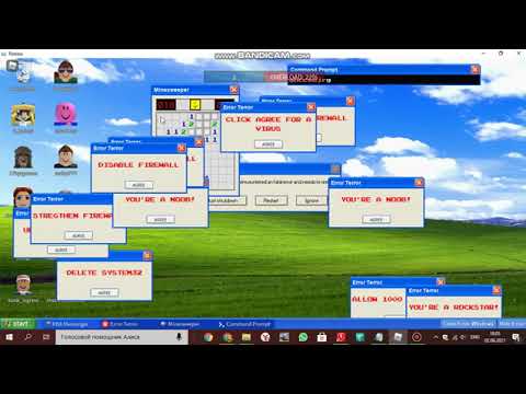 я играл в роблокс на windows xp и пошли ошибки