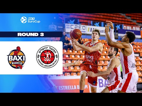BAXI Manresa - Hapoel Bank Yahav Jerusalem | Round 3 | EuroCup Basketball 2025/26