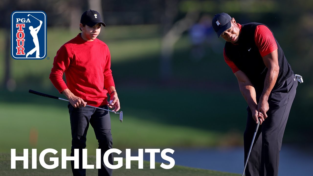Tiger and Charlie Woods’ best shots from PNC Championship - 2022