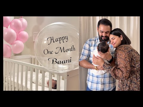 Baani 👶🏻 turned one month today ✨​ 