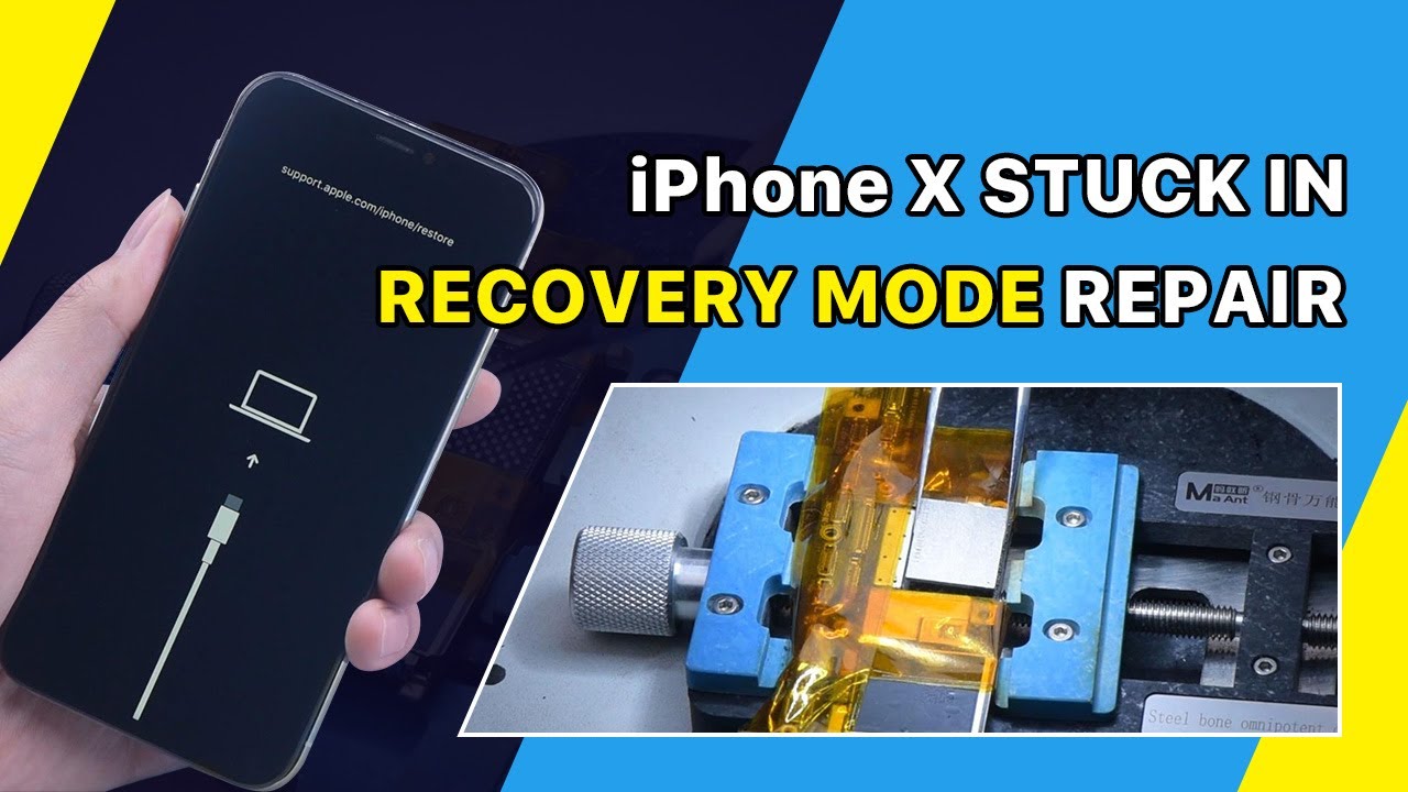Reparaturwerkzeuge NAND-Daten für die NAND-Reparatur freischalten - iPhone X im Wiederherstellungsmodus fixieren