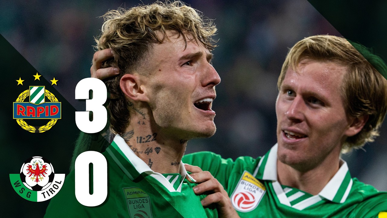 Highlights: SK Rapid – WSG Tirol | 7. Runde | 18.09.2026