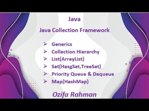 Lec 07 Java Collection Framework Advance Programming Bangla Tutorial