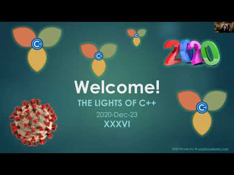 Welcome notes by Inbal Levi at Core C++ meetup, Dec 2020