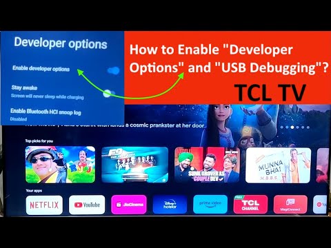 A Simple Way to Enable Developer Options and USB Debugging Mode on TCL TV #tcl #smarttv