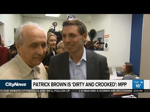Patrick Brown has been engaged in 'dirty and crooked' politics: MPP