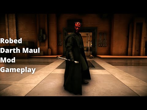 Star Wars Battlefront II - Robed Darth Maul Mod Gameplay (Phantom Menace)