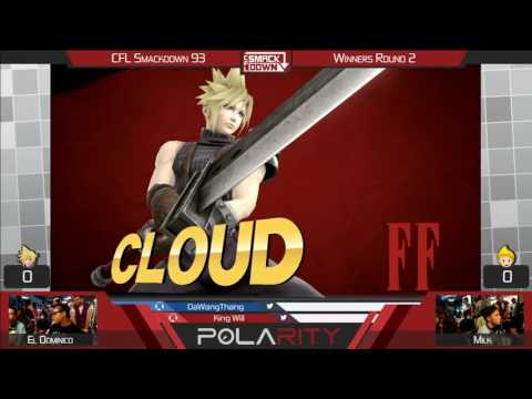 CFL Smackdown 93 WiiU - El Dominico (Cloud) vs Milk (Lucas) - Winners R2