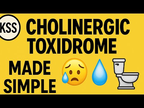 Cholinergic Toxidrome made SIMPLE (with pathophys and treatment)