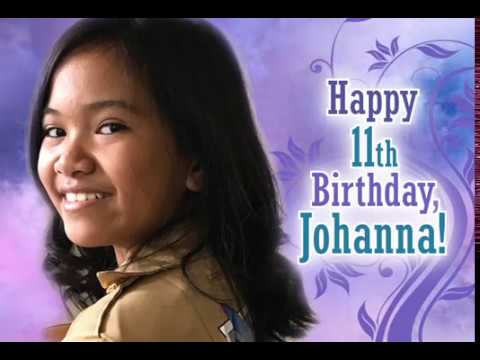 Happy Birthday, Johanna
