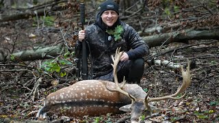 KAPITALER DAMHIRSCH - SPANNENDE Jagd auf Einser Damhirsch am Flughafen (Copterpro Jagd)
