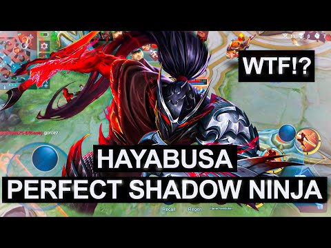 Hayabusa Gameplay - Perfect Shadow Ninja Hayabusa NonStop Ganking! - Top 1 Global Hayabusa - MLBB